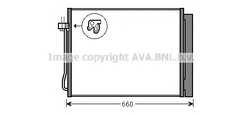 PRASCO BWA5377 Condenser, air conditioning